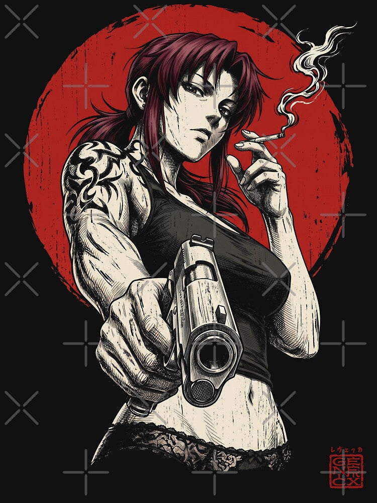 Revy Japanese Style by MadShroomPrints