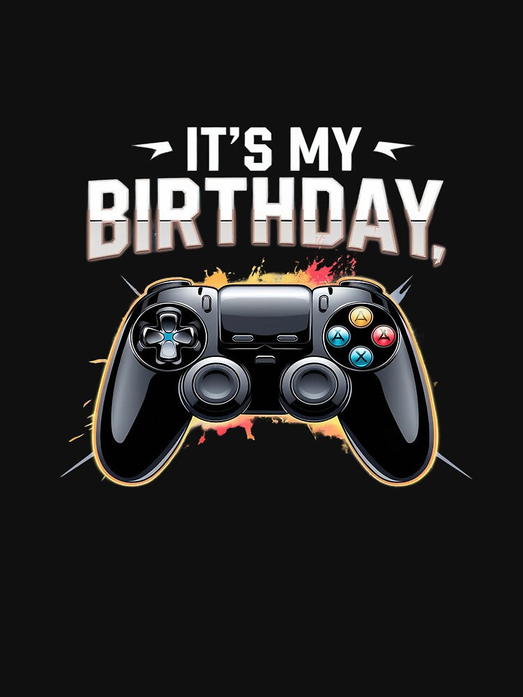 It's My Birthday Boy Time To Level Up Video Game Birthday by MythWoot