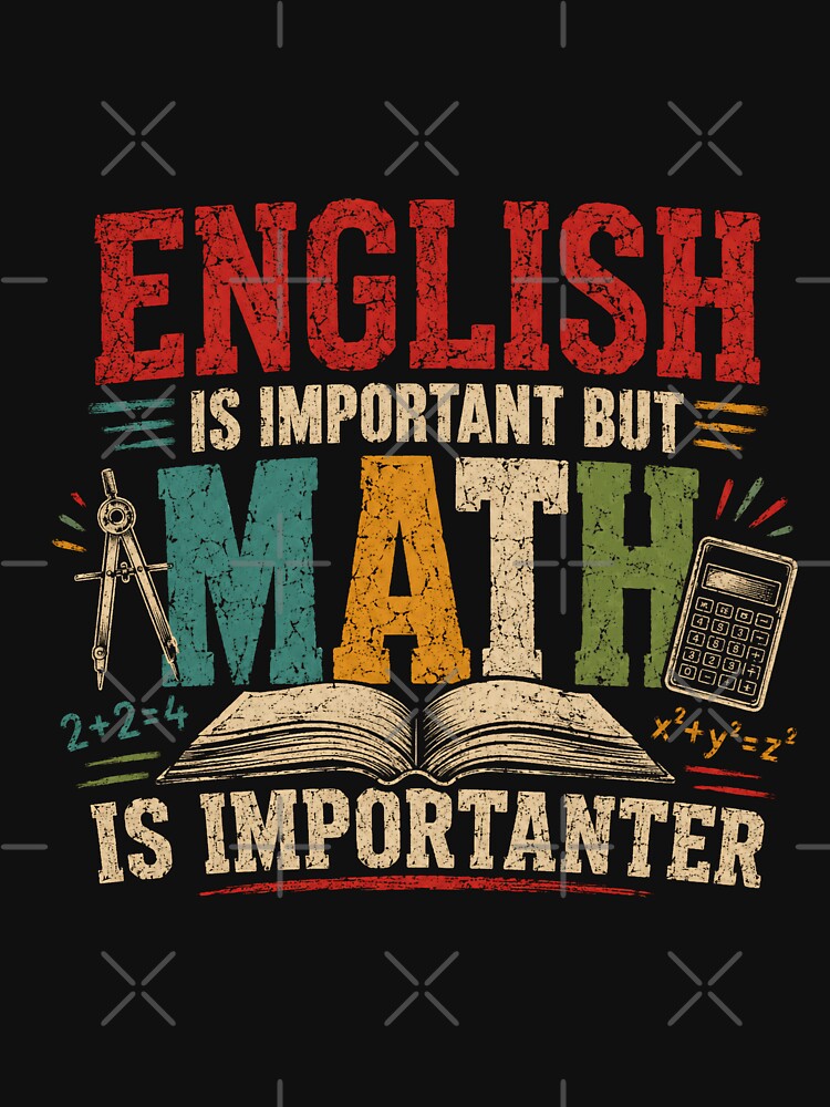 English Is Important But Math Is Importanter Math Teacher Student Education by JonesFlora2025