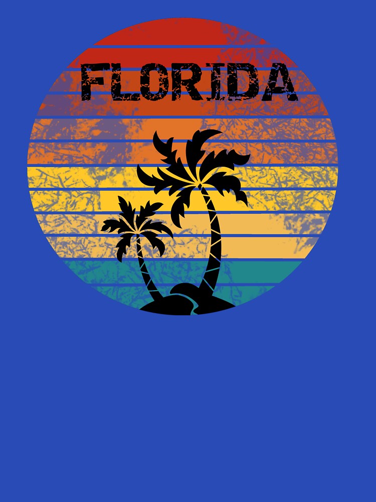 Florida Retro Sunset w/ Skyline by StudioFourty2