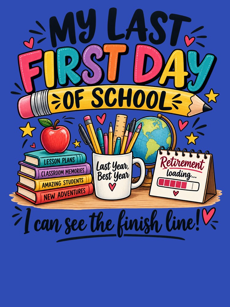 My Last First Day Of School Teacher Retirement by MadeByMira