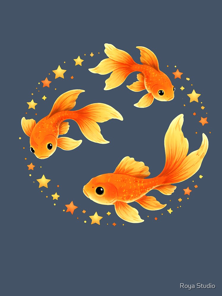 Goldfish Shirt – Star Aesthetic Y2K Grunge Vintage Retro Tee by Roya Studio