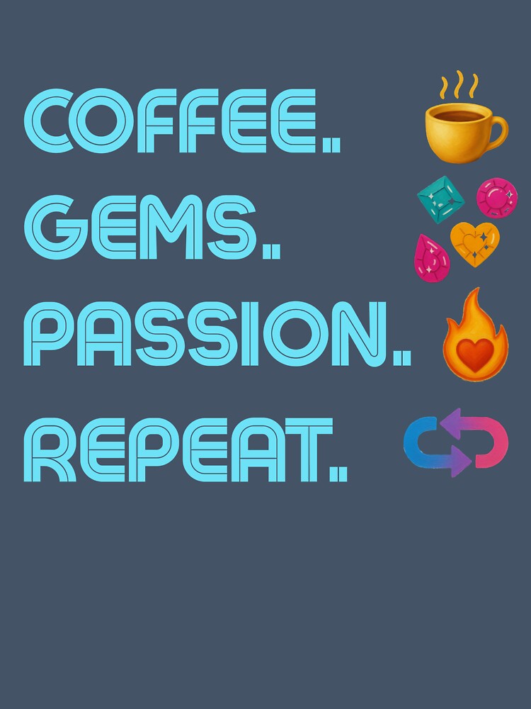 Coffee Gems Passion Repeat – Jewelry Maker by lazulishop