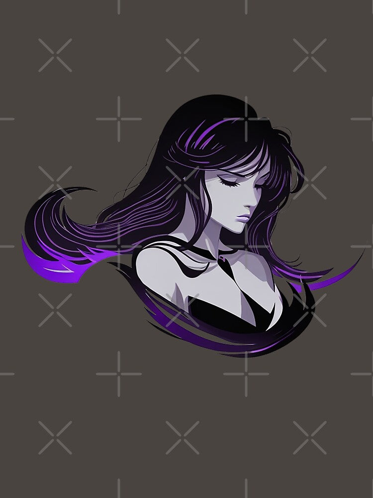 Woman face profile by MacMerch121