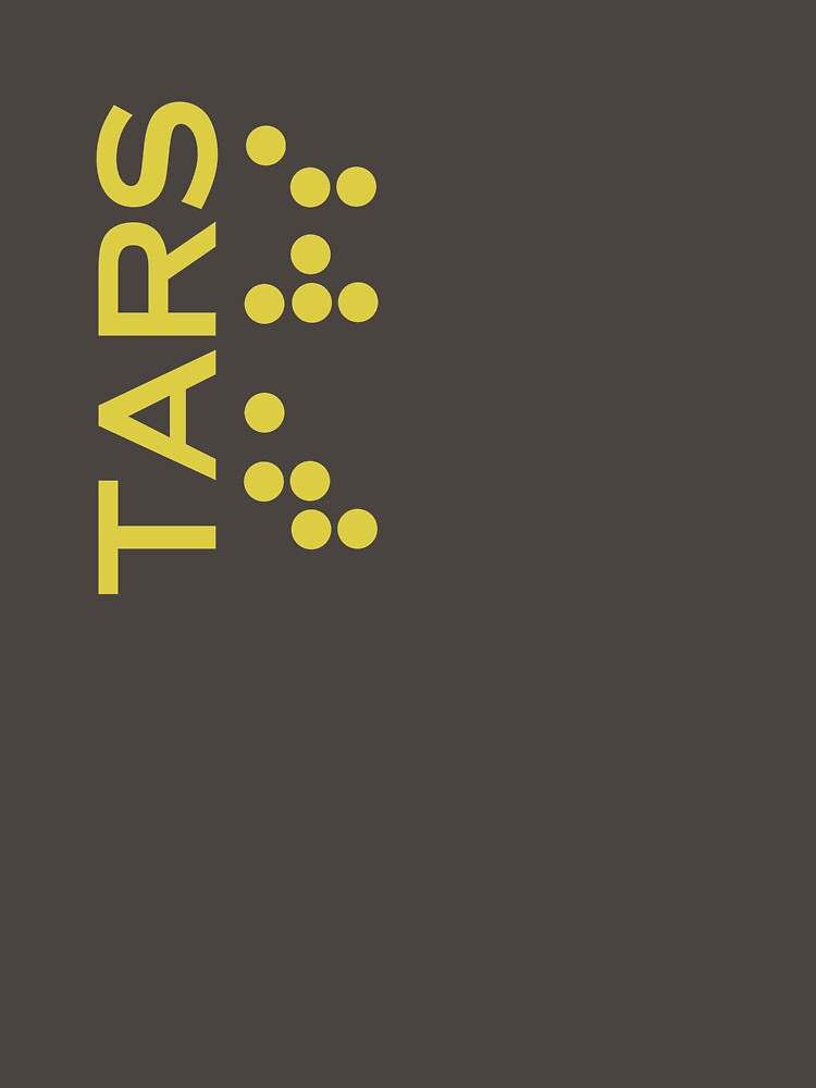 Interstellar - Tars design (correct font) by youtubedesign