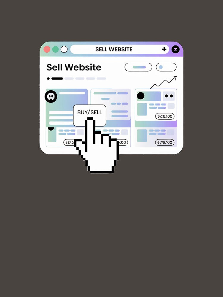 Sell Website UI Design – Digital Marketplace, Buy & Sell Web Apps Illustration by ArcticFoxStudio