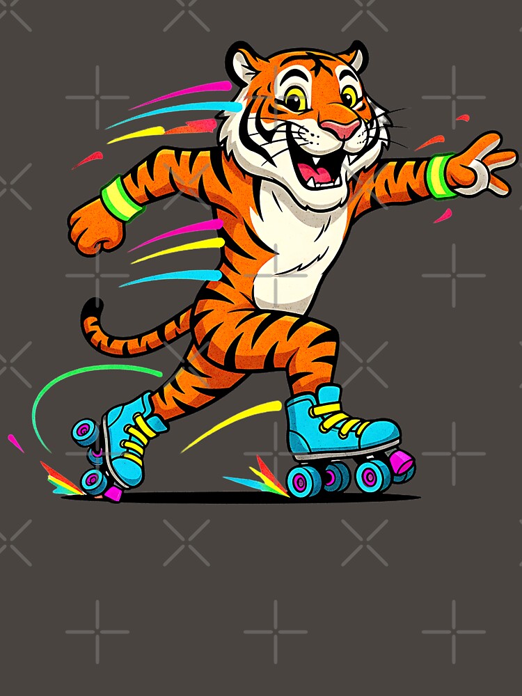 Roller Tiger – Neon Skating Jungle Vibes by AwesomeBeyondLimits