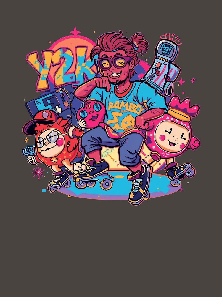 Y2K Street Style – Retro Roller Skates & Tech Vibes by calm-style