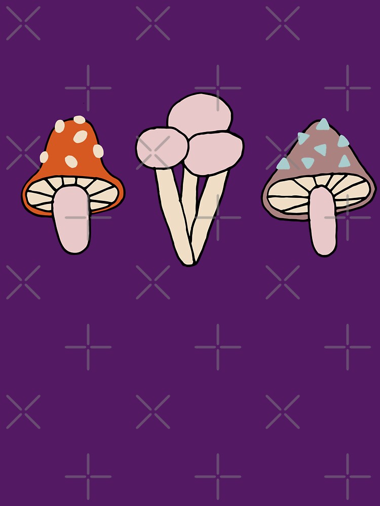 Sketch mushrooms and flowers by kostolom3000