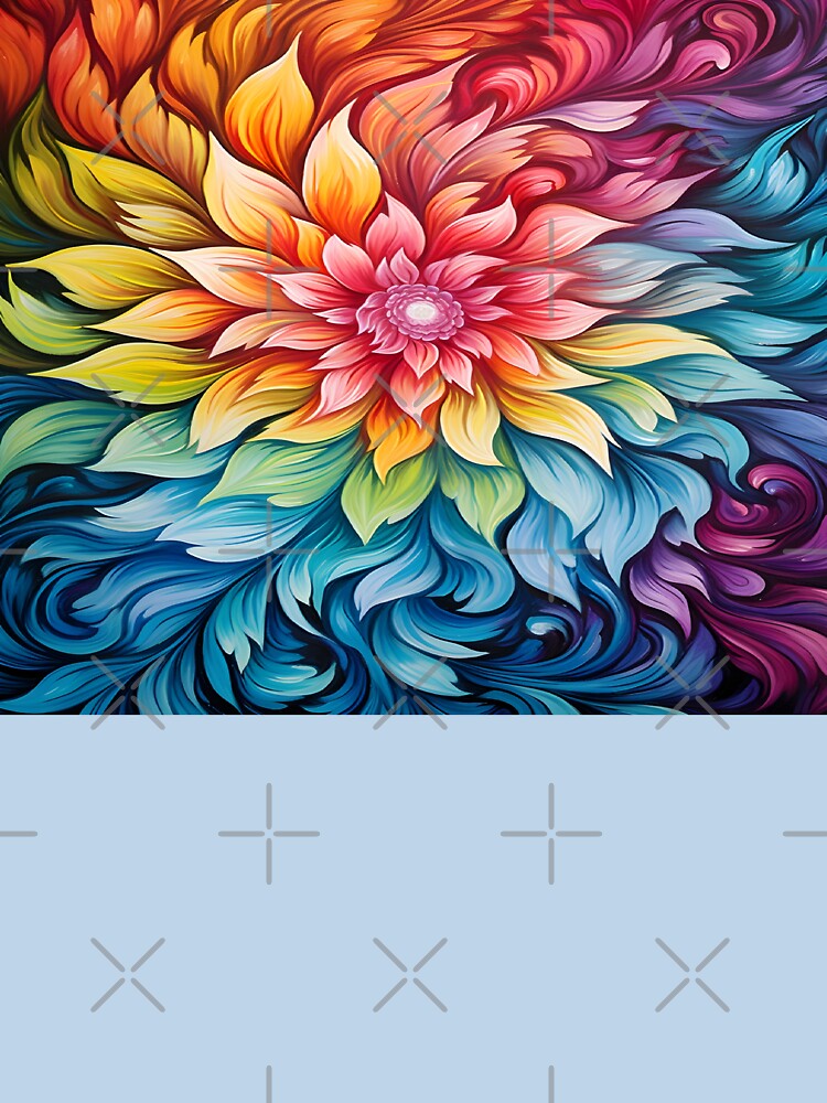 Colorful Flower Artwork by ArtbyAiGallery