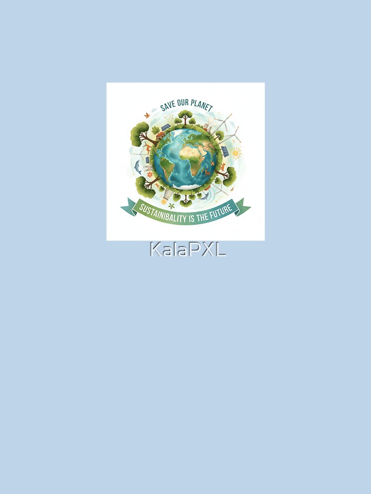 Save Our Planet – Earth Day Environmental Awareness Design| Save Nature, Save Future – Sustainability Message Art by KalaPXL