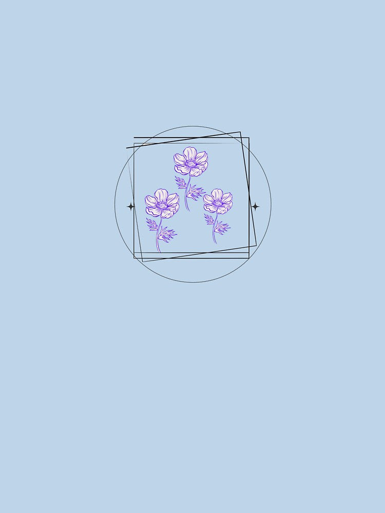 Mystical Floral Trio | Minimalist Botanical Design by KA-Design-Art