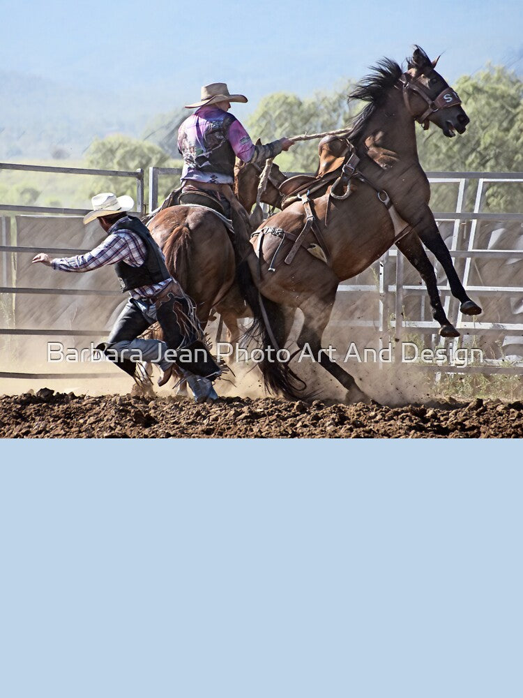 RODEO BRONC PICK UP MAN by Barbara Jean Photo Art And Design