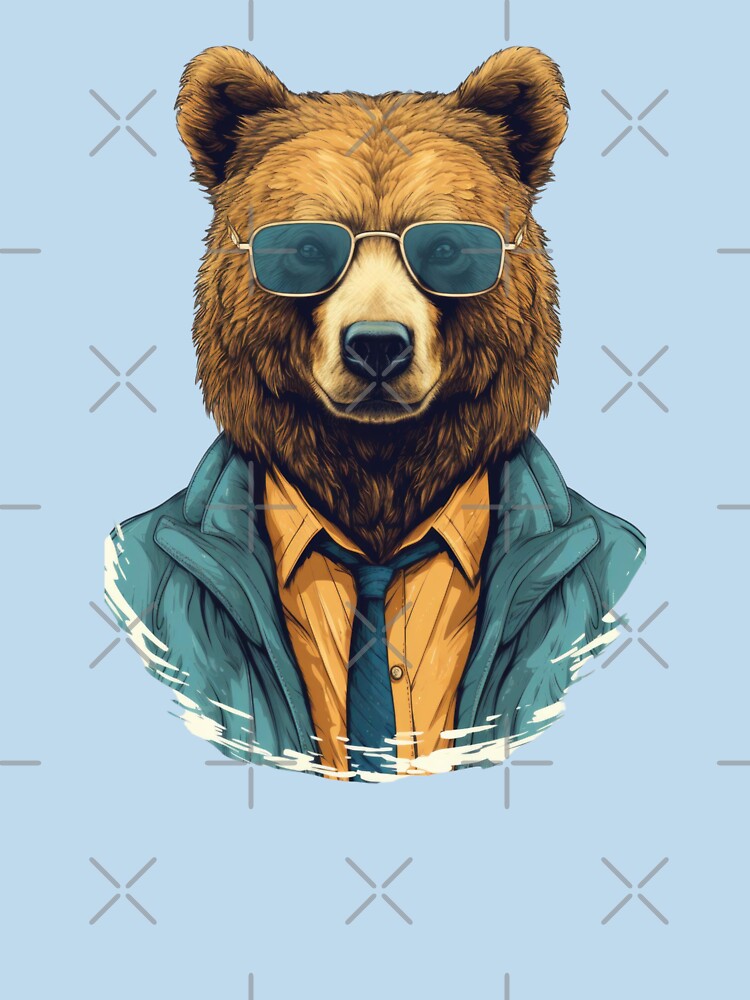 Bear hipster by Toms Tee