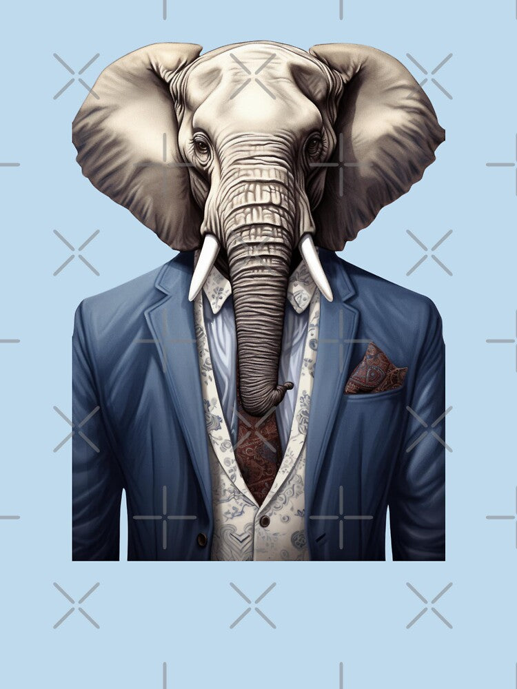 Elephant Elegant by Toms Tee