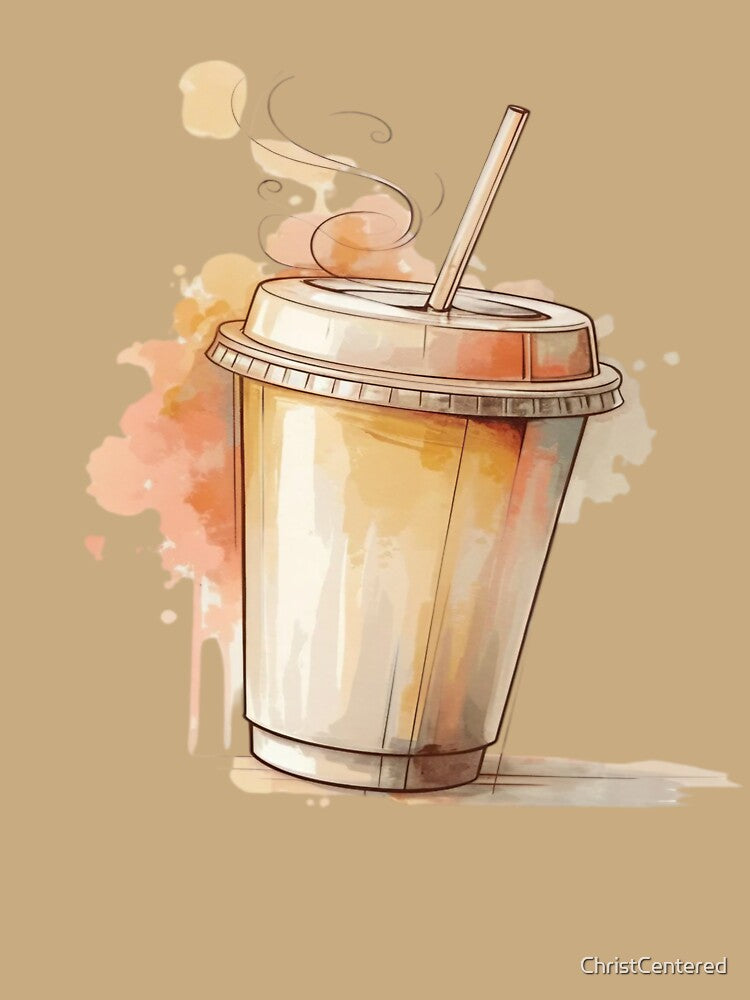 Watercolor Pumpkin Latte by ChristCentered