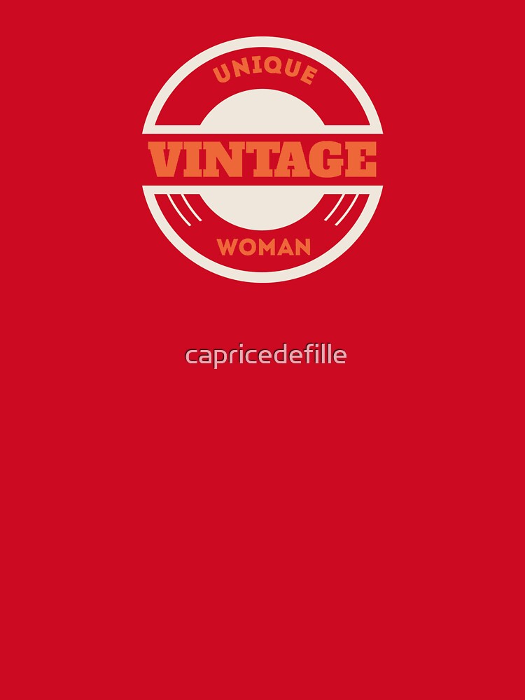 Vintage Woman Retro Badge Graphic by capricedefille