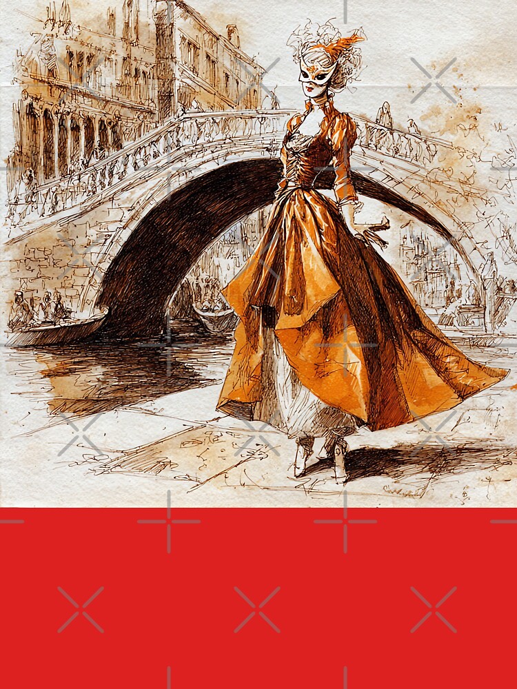 Venice Carnival - Elegant Noblewoman in 18th Century Costume by Banal25