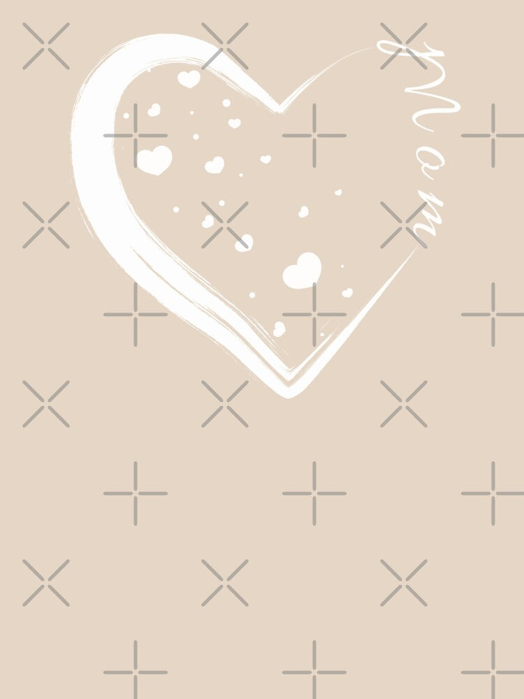 mom heart for mom gifts, mothers day by misslizzyspin