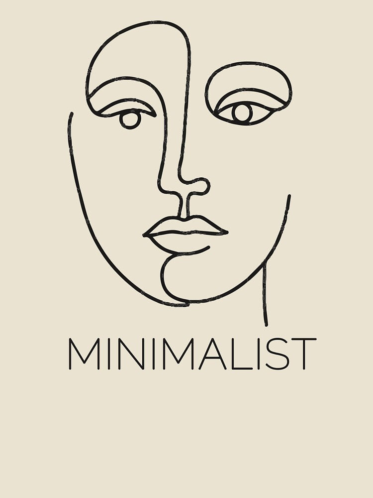 Minimalist Single-Line Face Tee – Art Meets Everyday Comfort by PixelPulseDesign