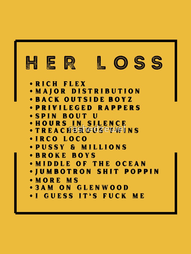 HER LOSS -  DRAKE & 21 SAVAGE by rashedzewel