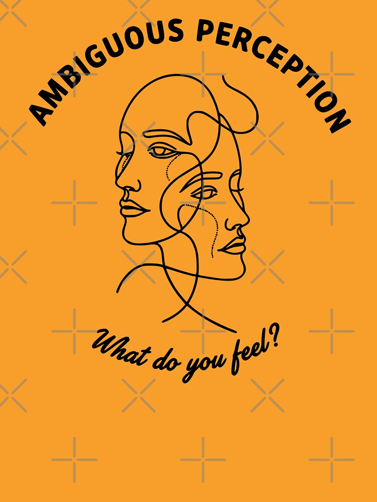 Ambiguous Perception One Line Art - What Do You Feel? Minimalist Face Emotion Graphic by Enga6