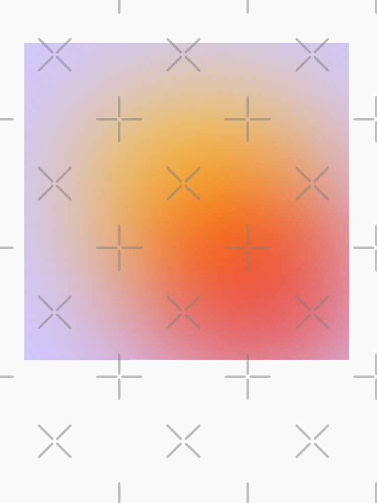 Gradient Orange Yellow Sticker Magnet Print Card Design by Saritas Boutique Shop