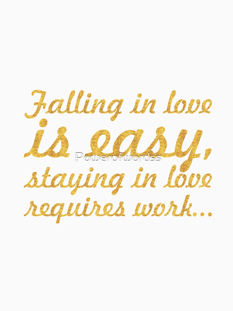 Falling in love... Inspirational Quote by Powerofwordss