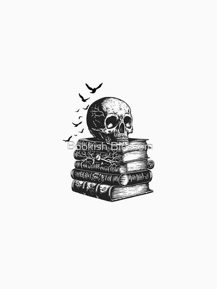Gothic Skull & Ravens by Bookish Blossom