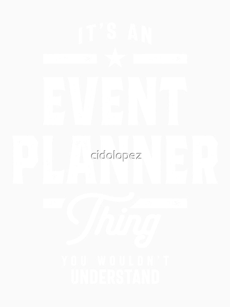 Event Planner Job Title Occupation Men Women Gift by cidolopez