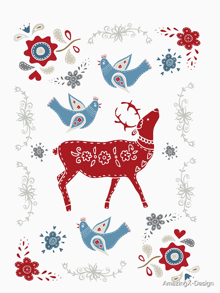 christmas deer by AmazingX-Design