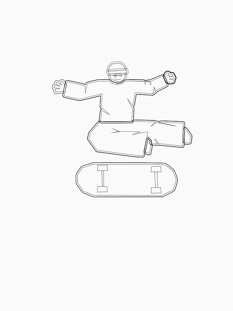 cool skater t-shirt by Matte0 designs