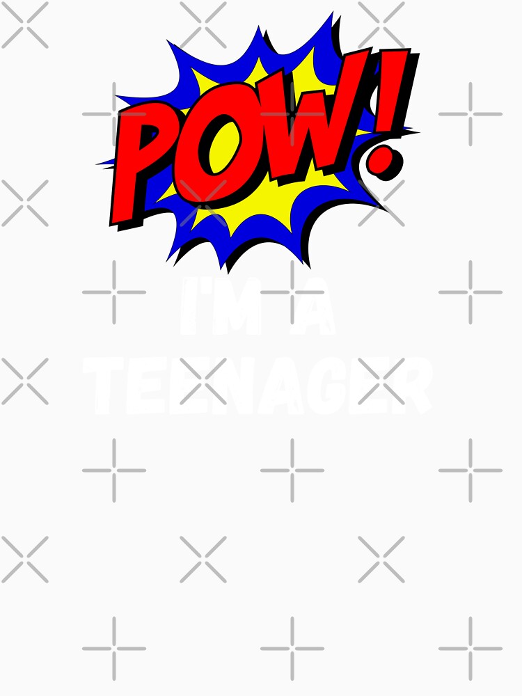 Pow! I'm A Teenager 13th Birthday by jutulen