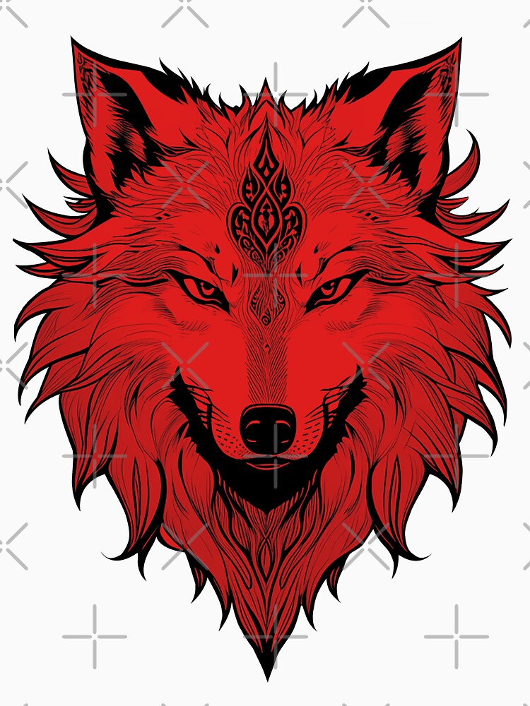Copy of Illustration of a Purple Wolf in Vector Style by NordicBadger