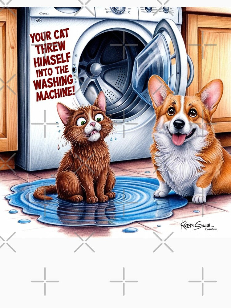 Washed Up Cat: Not My Fault! by All Creative Designer
