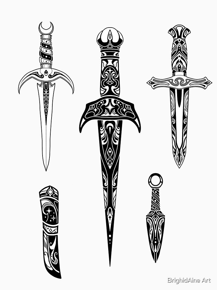 Ornamental Weapons by BrighidAine Art