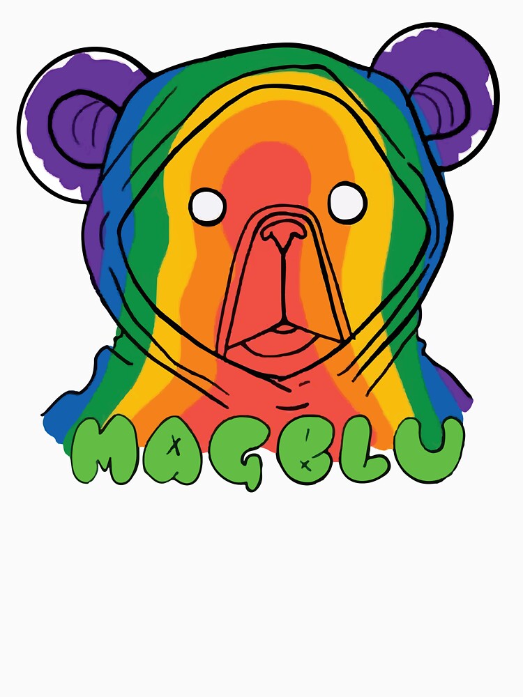 Rainbow Bear Stare by MagbluStudio
