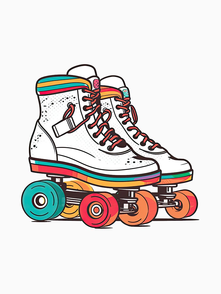 Roller Skates - Retro Rollers: 80s Skate Vibes by retrotshirtsai