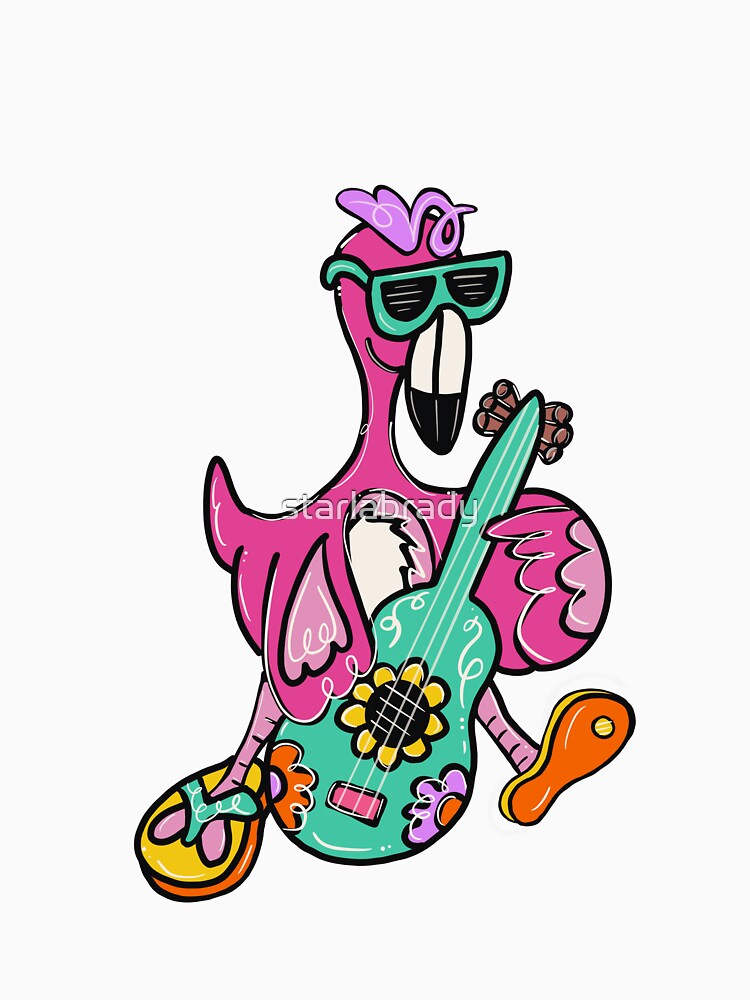 Flamingo Party by starlabrady