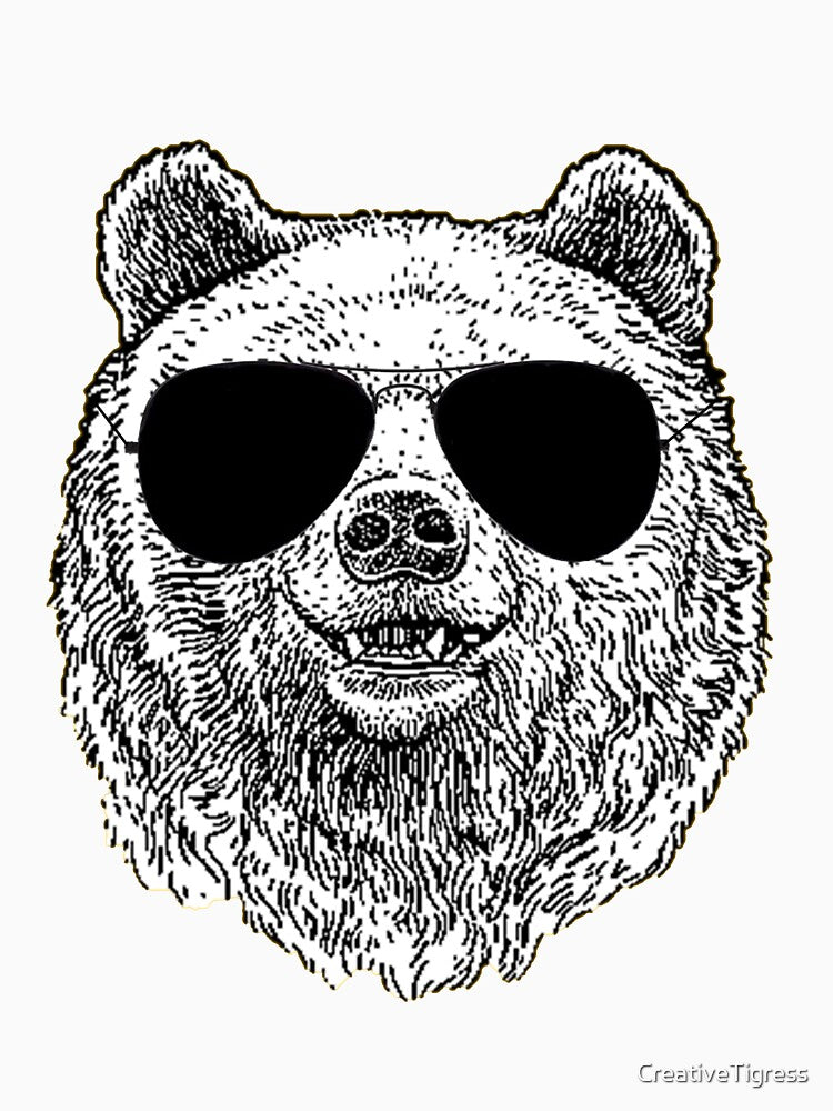 Funny Cool BEAR Sunglasses by CreativeTigers
