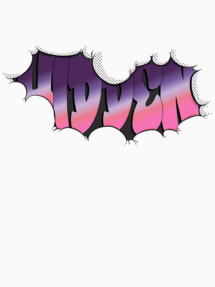 Lettering Street Art Style Hidden Text by SimonaArtDesign