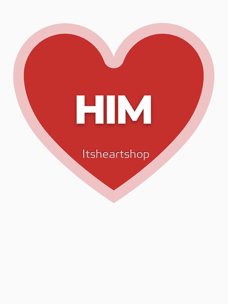 I Heart Him by Itsheartshop
