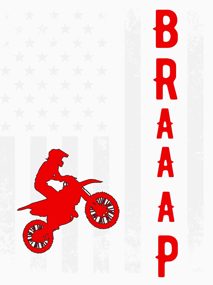 braaap vintage USA American flag funny tee by Love is beautiful.
