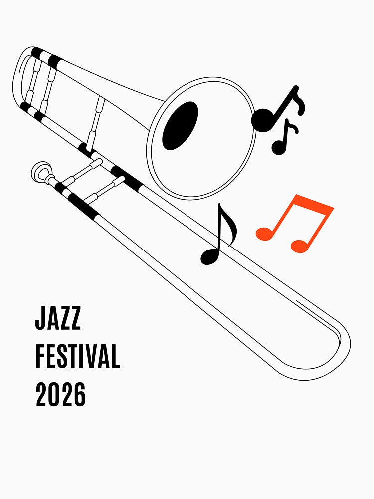Minimal Jazz Festival T-Shirt | Modern Music Graphic Tee by SoSpecialStore
