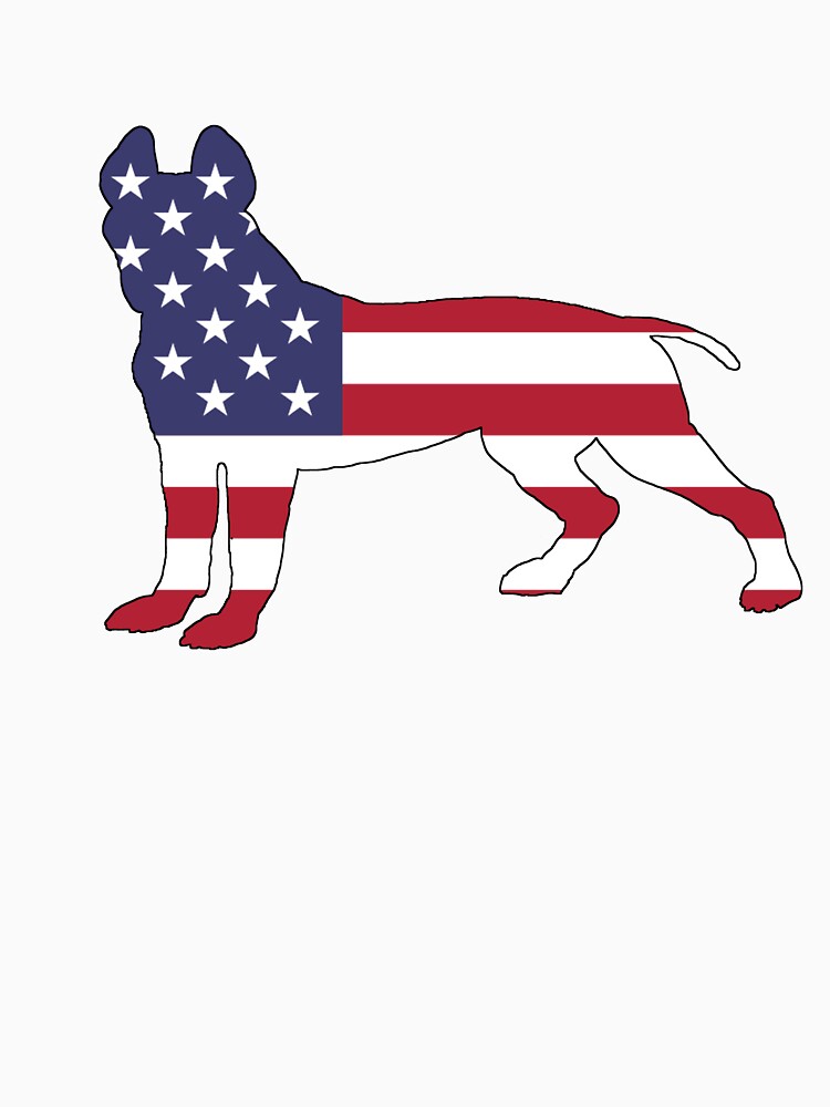 American Flag - Pit Bull Terrier by DelirusFurittus