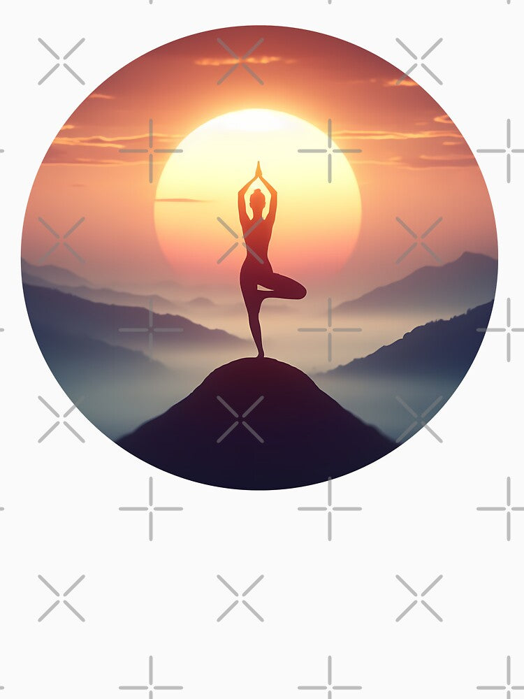Hill top yoga by Toms Tee