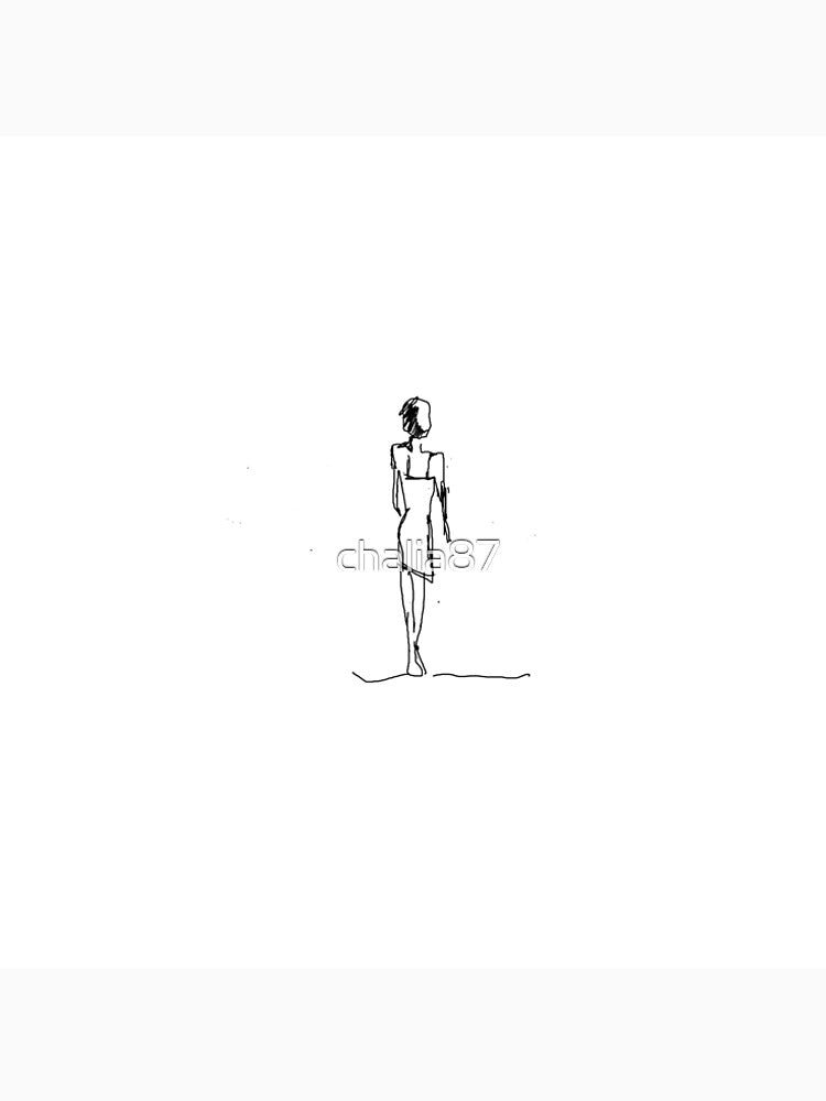 Minimal body - sketch woman by chalia87