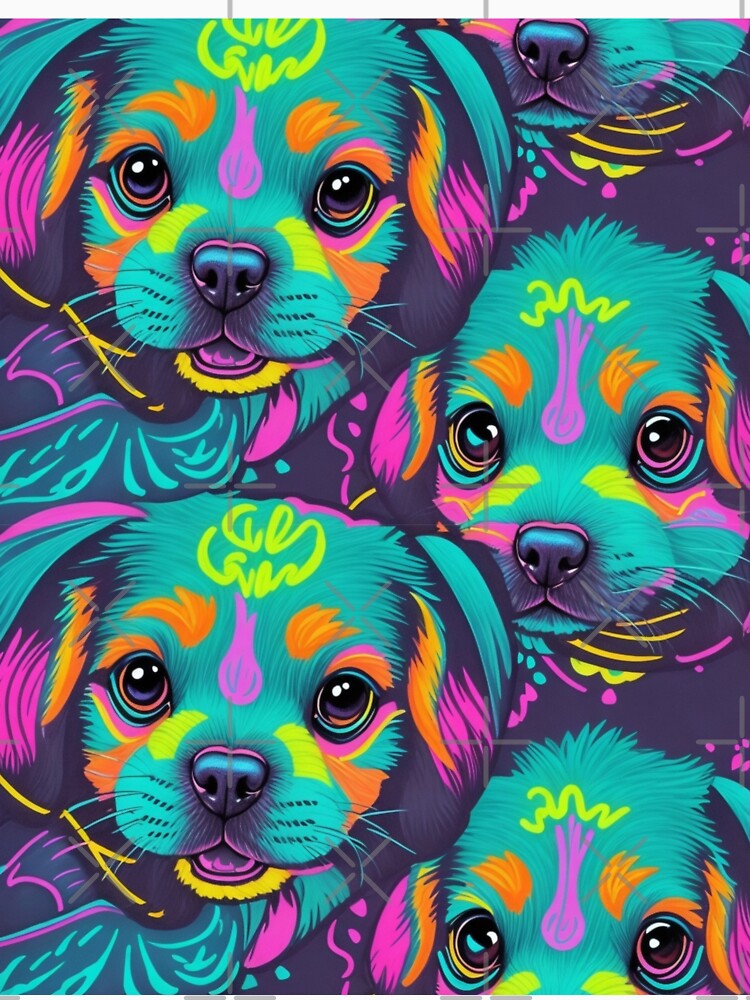 Funky Art Puppy 1 by Maylene1