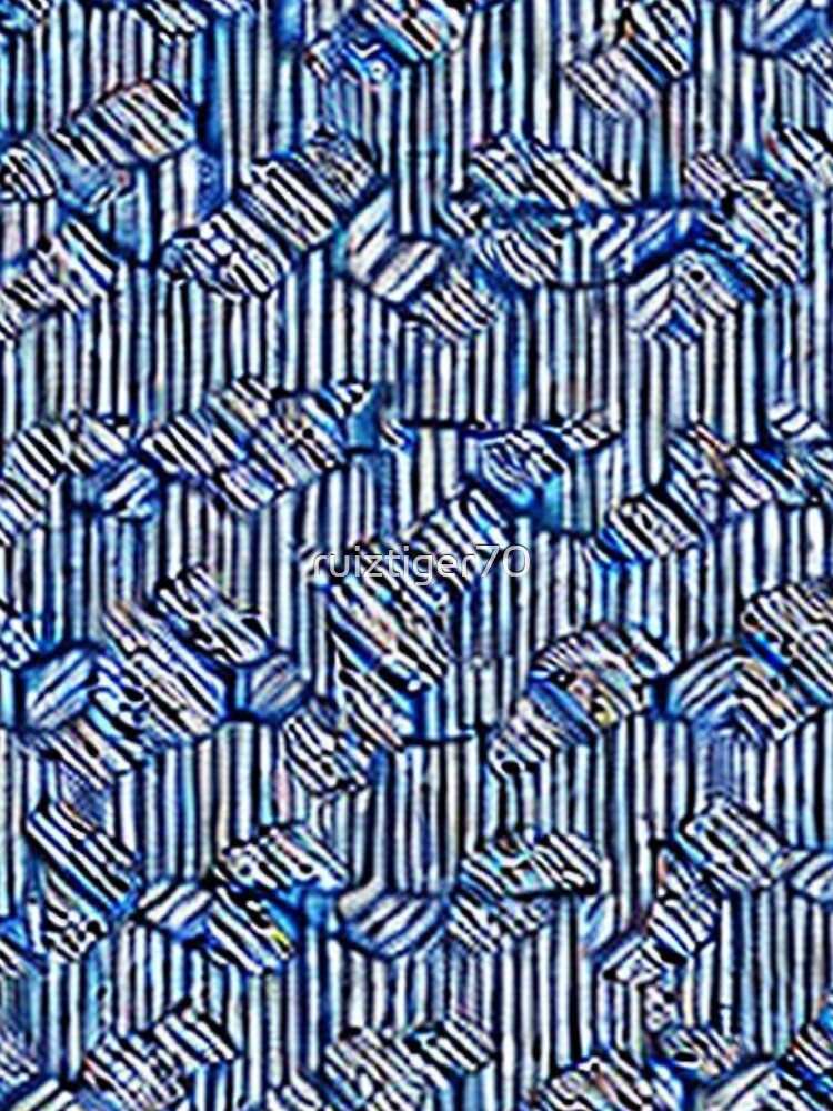 Blue Jeans Style Designer Fabric Pattern by ruiztiger70