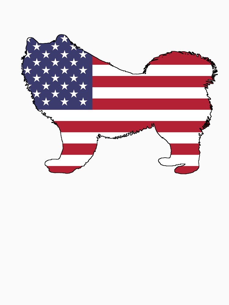 American Flag – Samoyed by DelirusFurittus